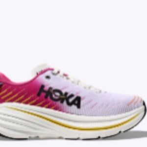 HOKA BONDI X, 8.5, Pink/White